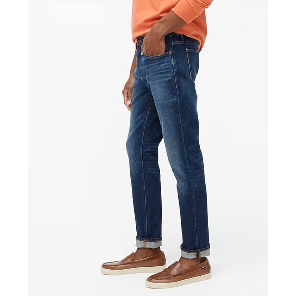 New! J. Crew Slim Fit Signature Flex Medium Wash Jeans, 32x34 - Picture 2 of 14